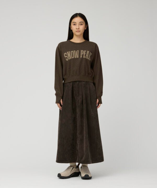 Snow Peak Technical Corduroy Skirt Dark Brown - Steranko Clothing Manchester