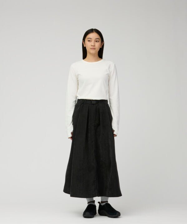 Snow Peak Technical Corduroy Skirt Dark Brown - Steranko Clothing Manchester