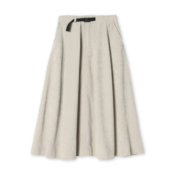 Snow Peak Technical Corduroy Skirt Ivory - Steranko Clothing Manchester