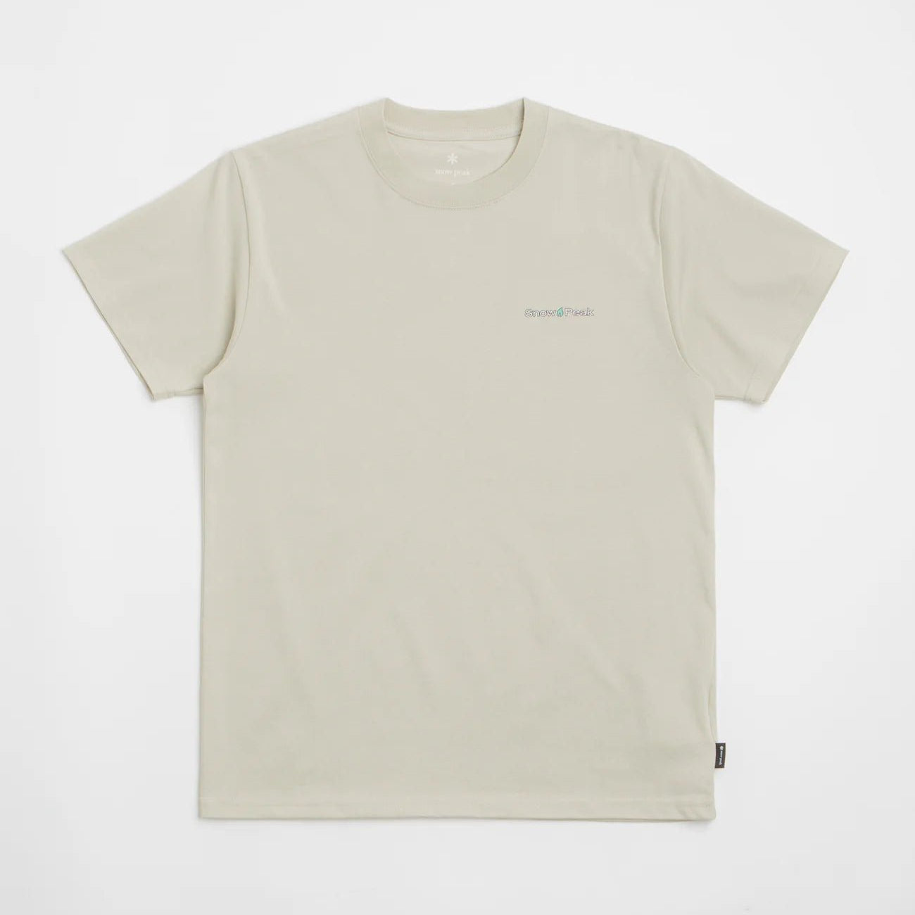 Snow Peak Warm Oneself T-Shirt Light Beige - Steranko Clothing Manchester