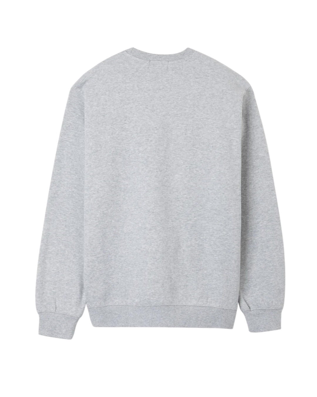Stan Ray Chenille Patch Crew Sweat Heather Grey / Pine Needle - Steranko Clothing Manchester