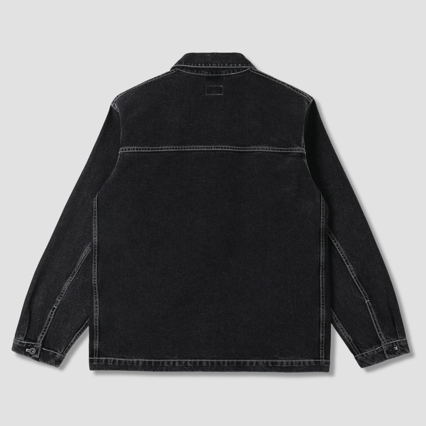 Stan Ray Coverall Jacket Stonewashed Black Denim - Steranko Clothing Manchester