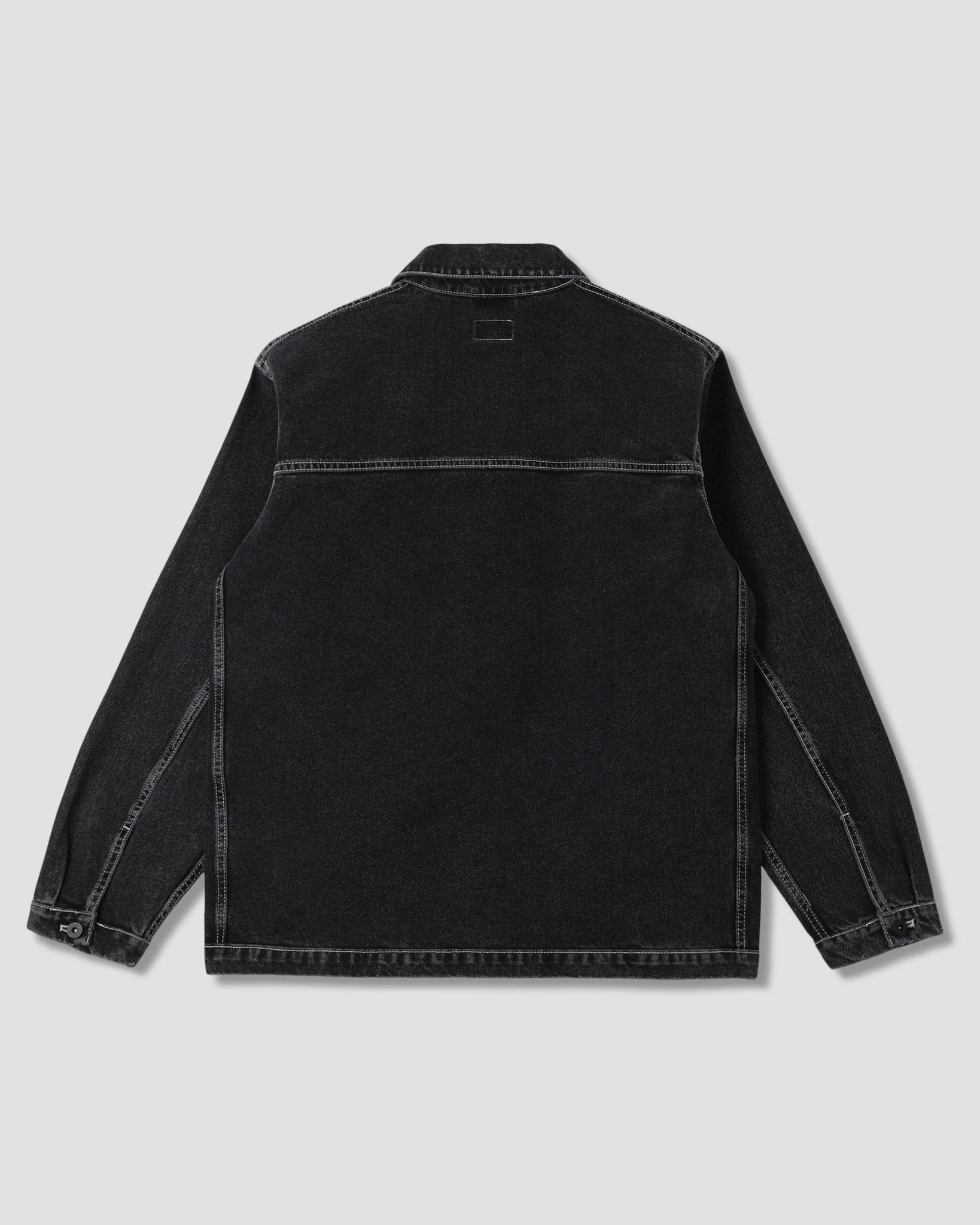 Stan Ray Coverall Jacket Stonewashed Black Denim - Steranko Clothing Manchester