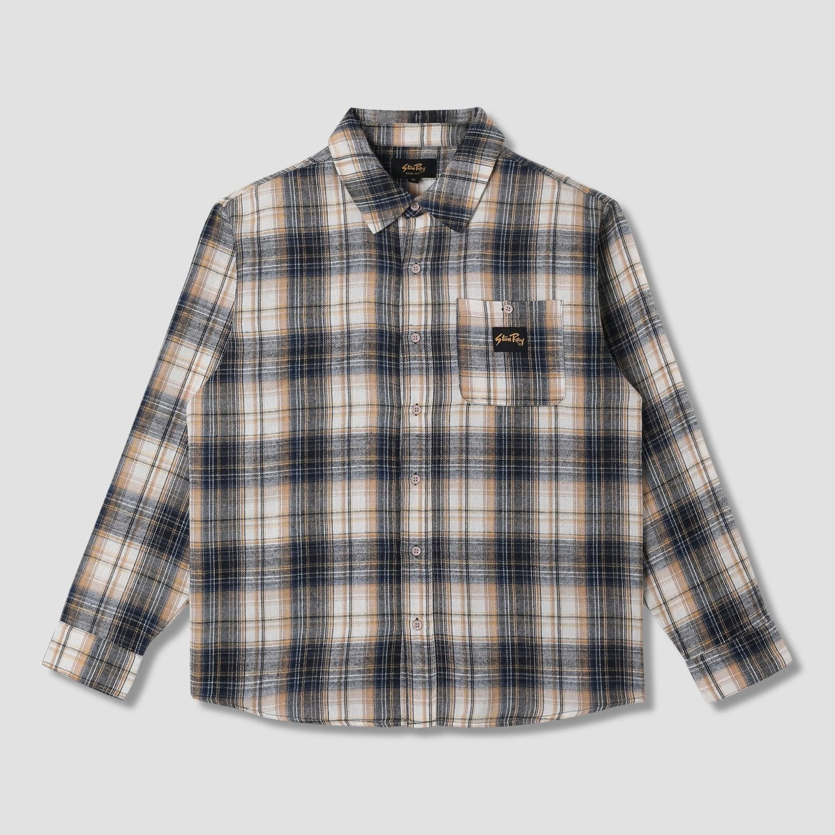 Stan Ray Flannel Shirt Navy Plaid - Steranko Clothing Manchester