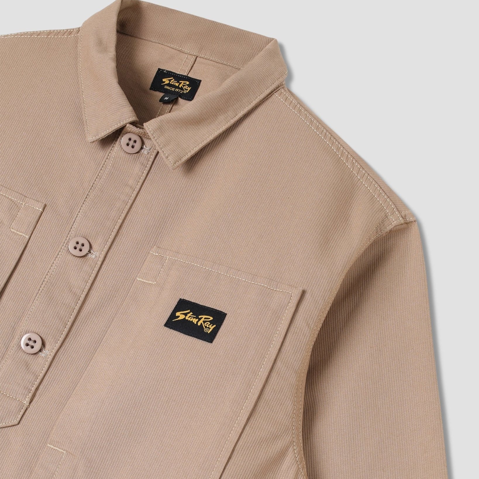 Stan Ray Painters Shirt Khaki Bedford - Steranko Clothing Manchester