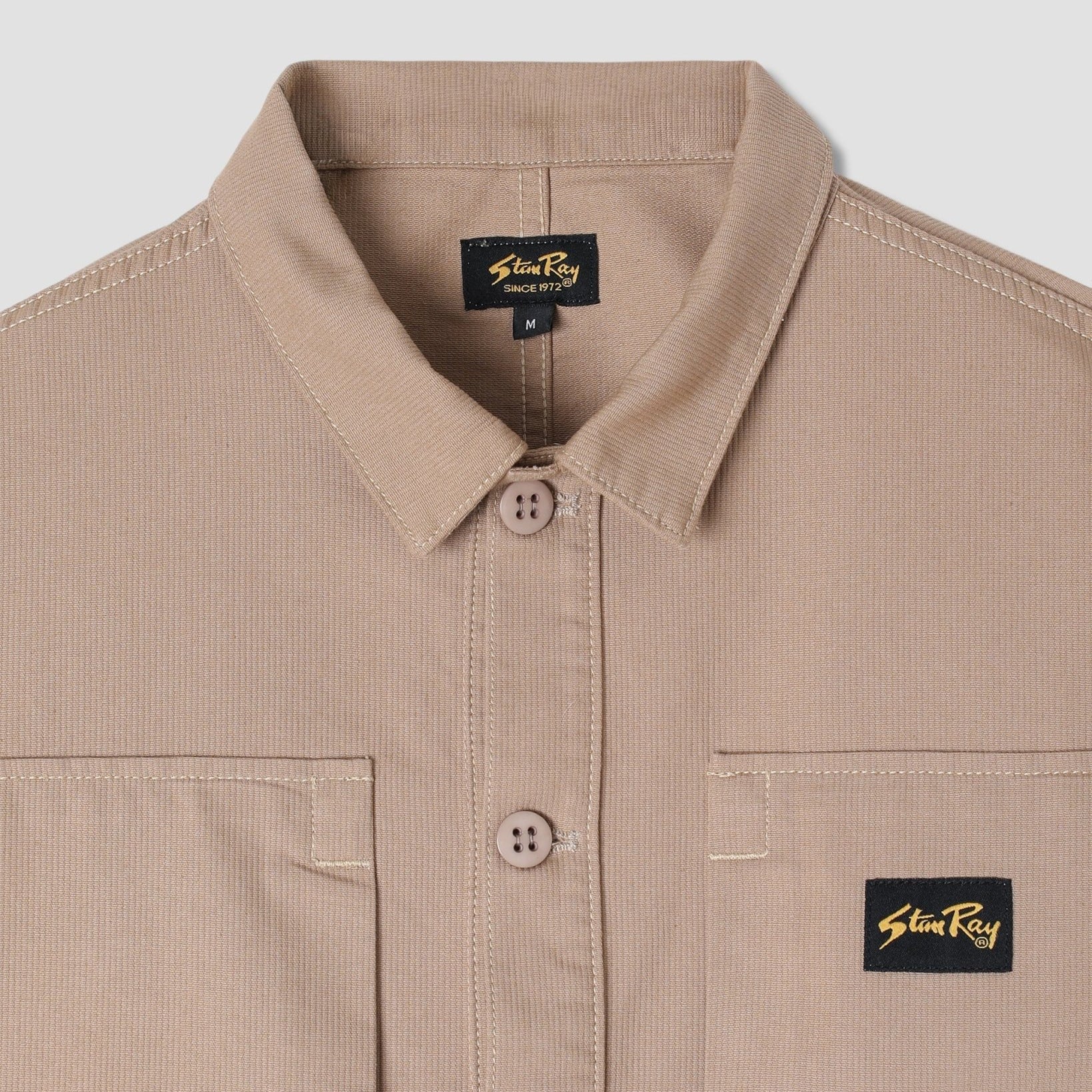 Stan Ray Painters Shirt Khaki Bedford - Steranko Clothing Manchester