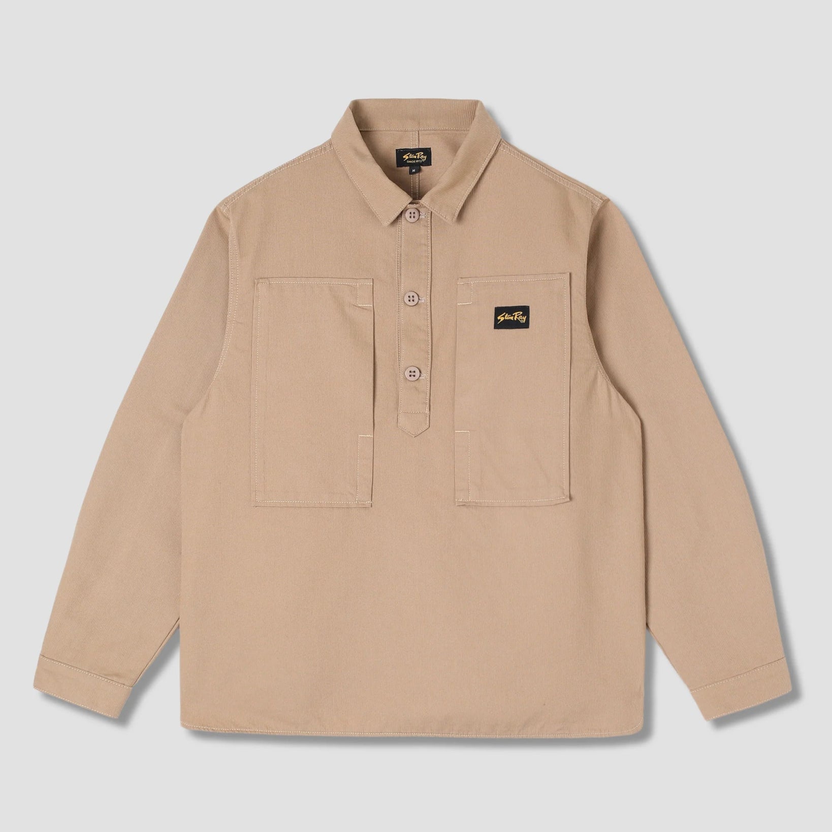 Stan Ray Painters Shirt Khaki Bedford - Steranko Clothing Manchester