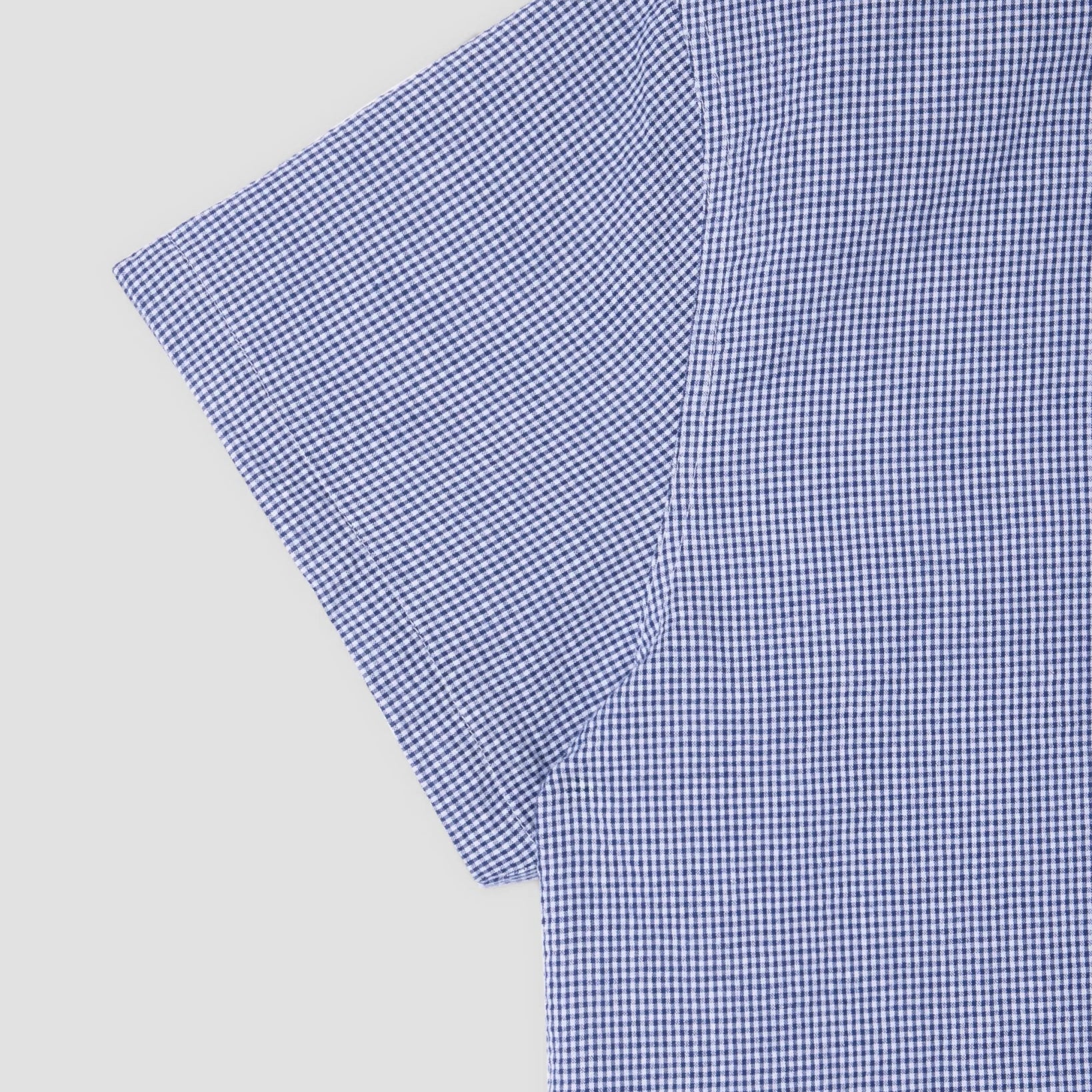 Stan Ray S/S Flannel Shirt Blue Gingham - Steranko Clothing Manchester