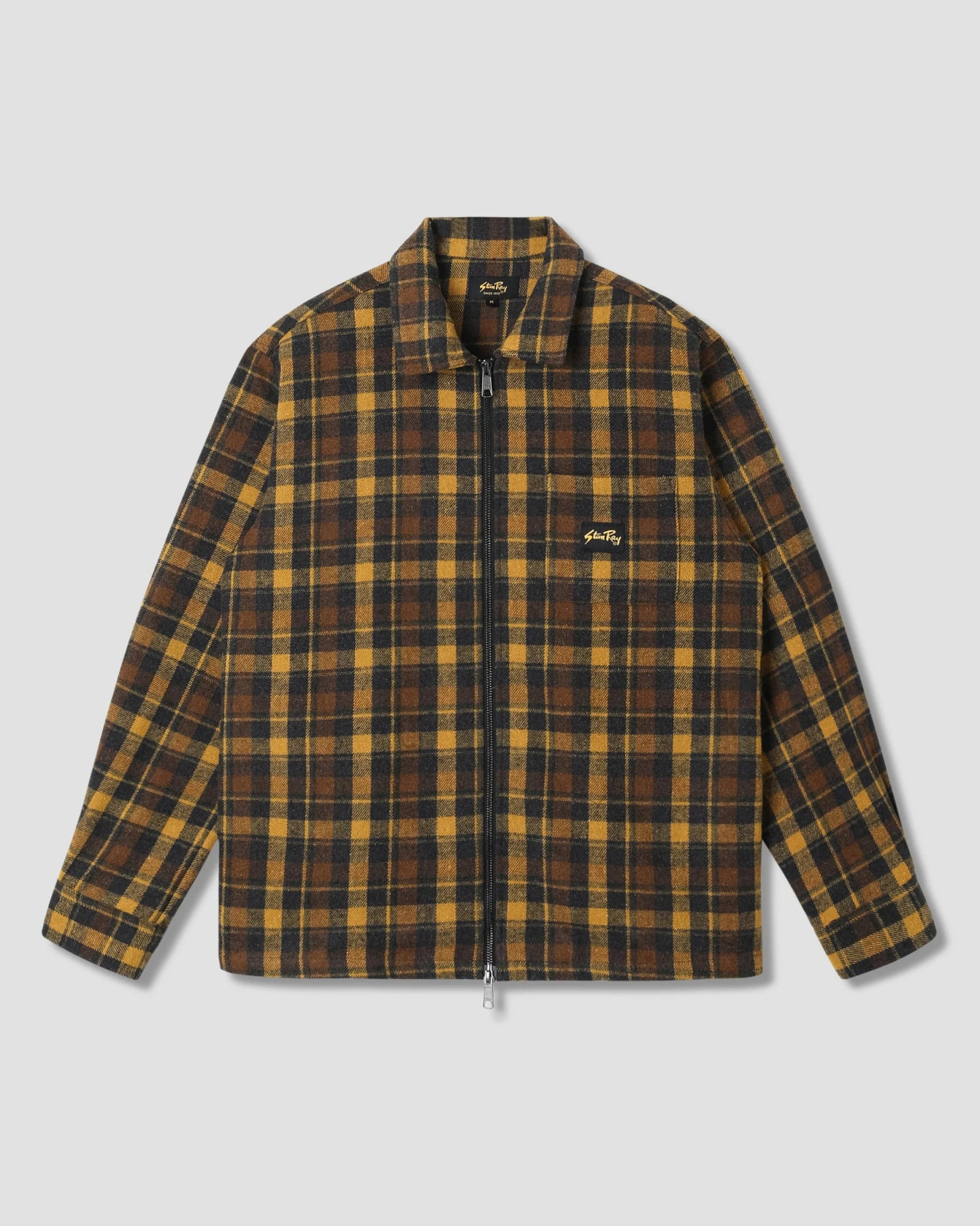 Stan Ray Zip Shirt Acorn Plaid - Steranko Clothing Manchester