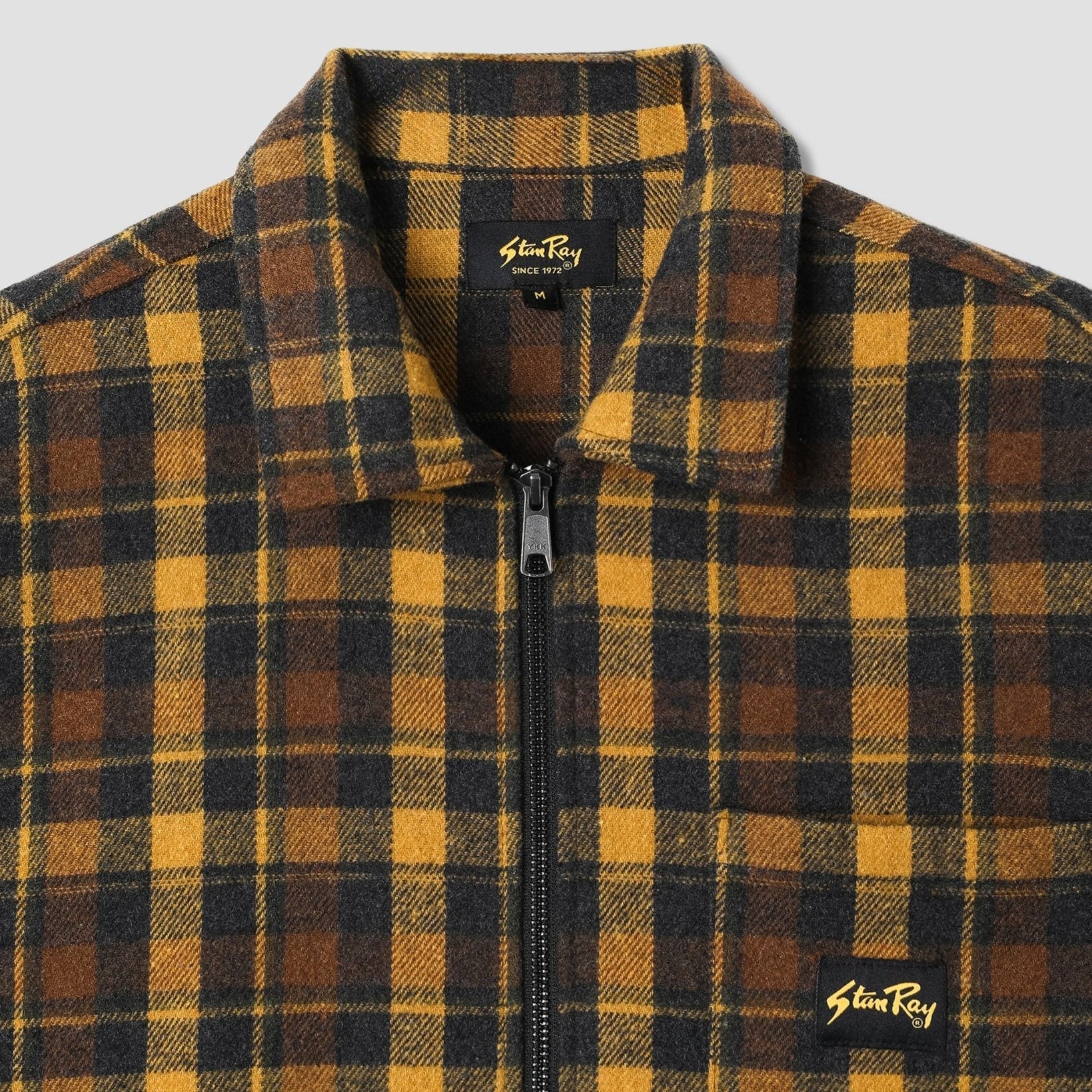 Stan Ray Zip Shirt Acorn Plaid - Steranko Clothing Manchester