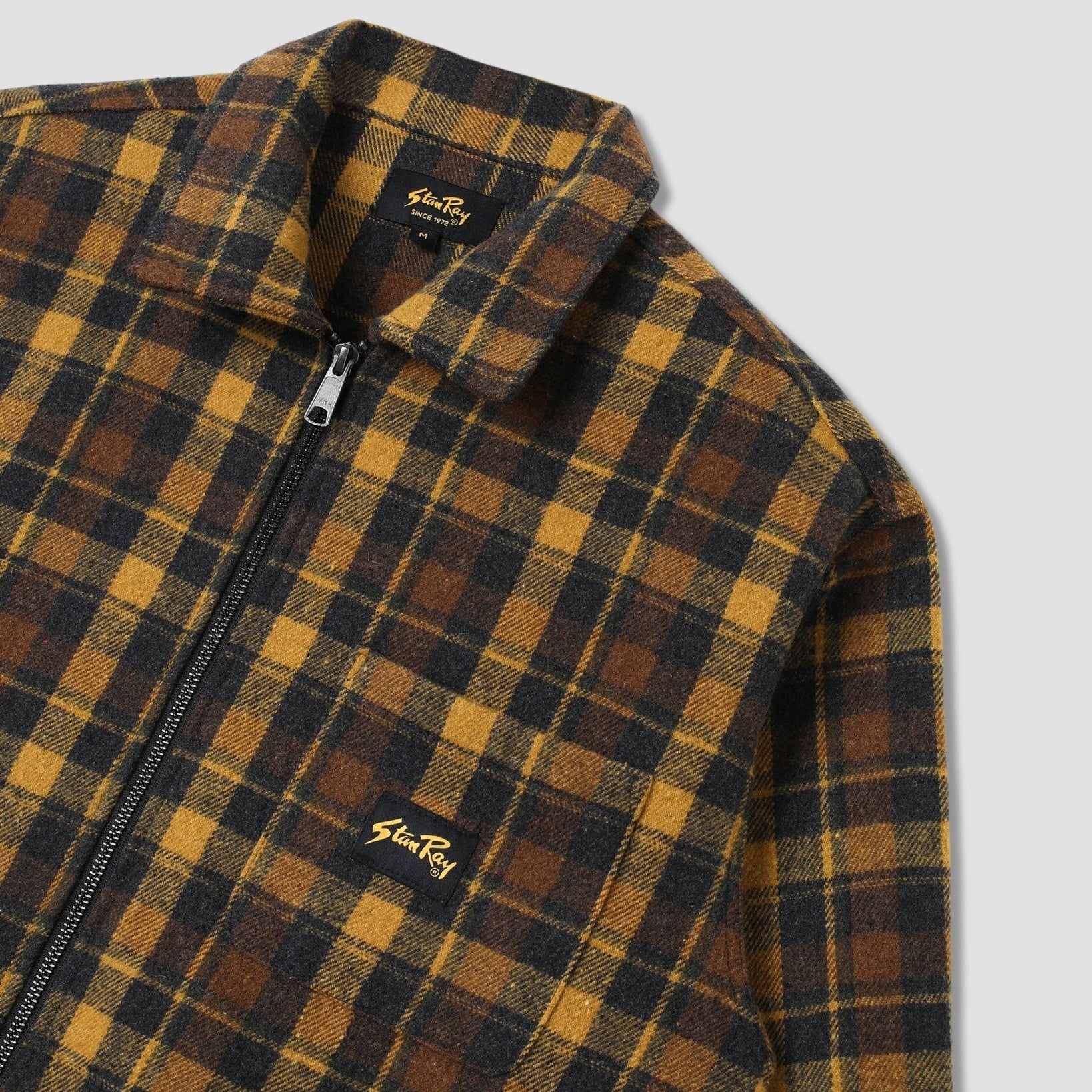 Stan Ray Zip Shirt Acorn Plaid - Steranko Clothing Manchester
