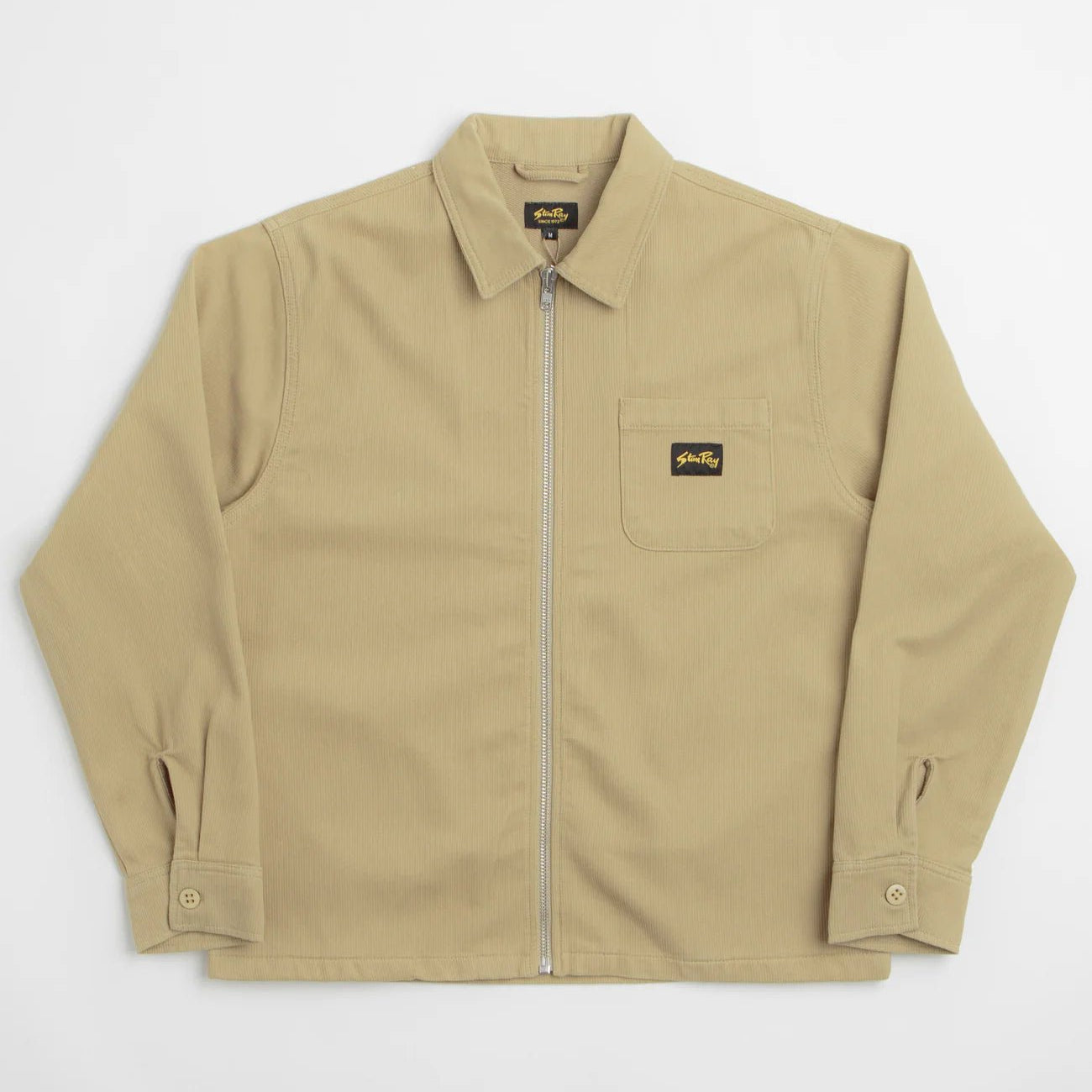 Stan Ray Zip Shirt Eucalyptus Bedford Cord - Steranko Clothing Manchester