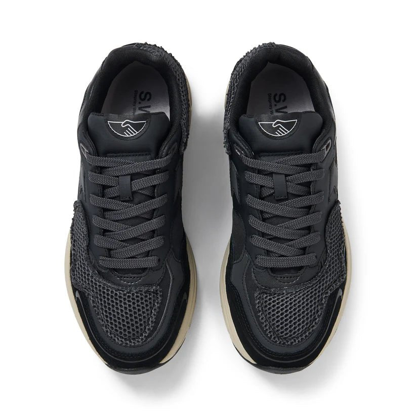 Stepney Workers Club Amiel II S - Strike Mesh Overlay Black - Steranko Clothing Manchester