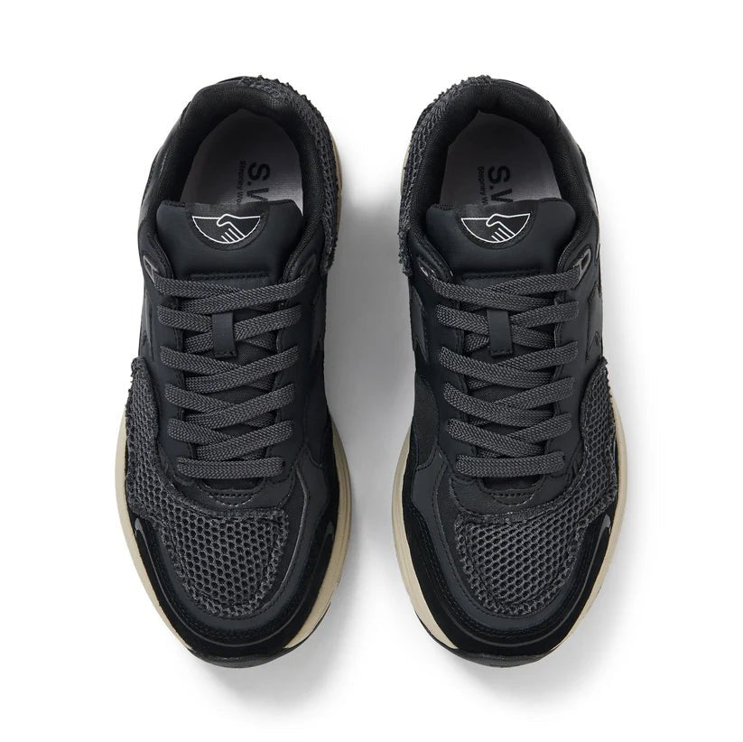 Stepney Workers Club Amiel II S - Strike Mesh Overlay Black - Steranko Clothing Manchester