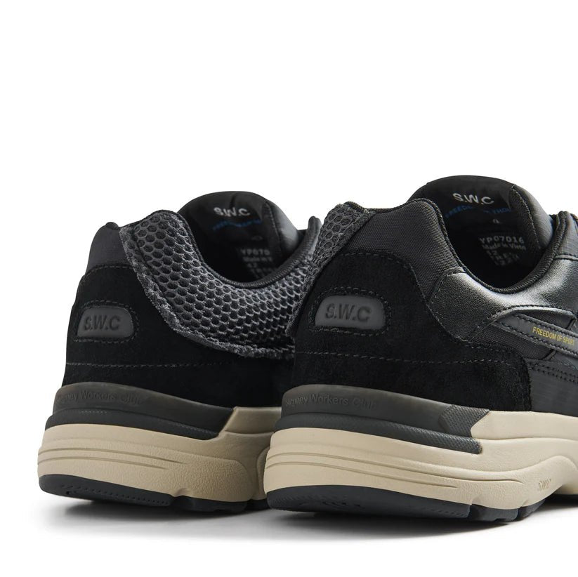 Stepney Workers Club Amiel II S - Strike Mesh Overlay Black - Steranko Clothing Manchester