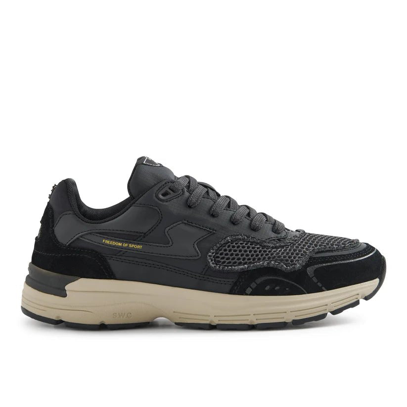 Stepney Workers Club Amiel II S - Strike Mesh Overlay Black - Steranko Clothing Manchester