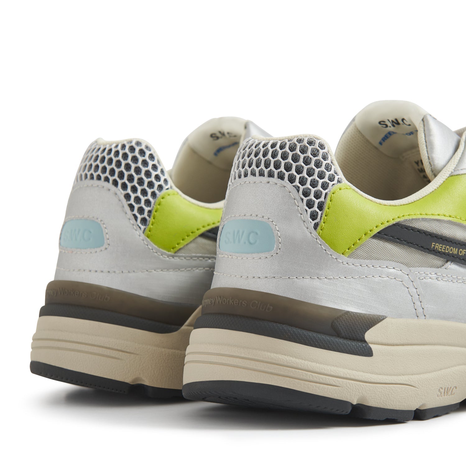 Stepney Workers Club Amiel S - Strike Tech Mix II Silver / Blue - Steranko Clothing Manchester