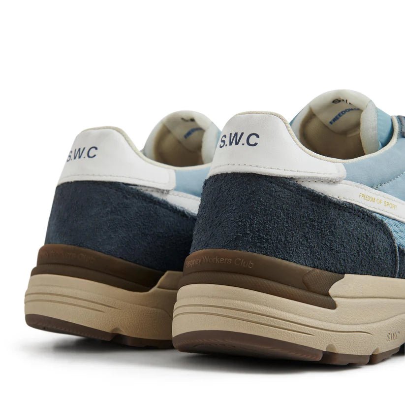 Stepney Workers Club Osier S - Strike Geo - Merged II Midnight Blue - Steranko Clothing Manchester