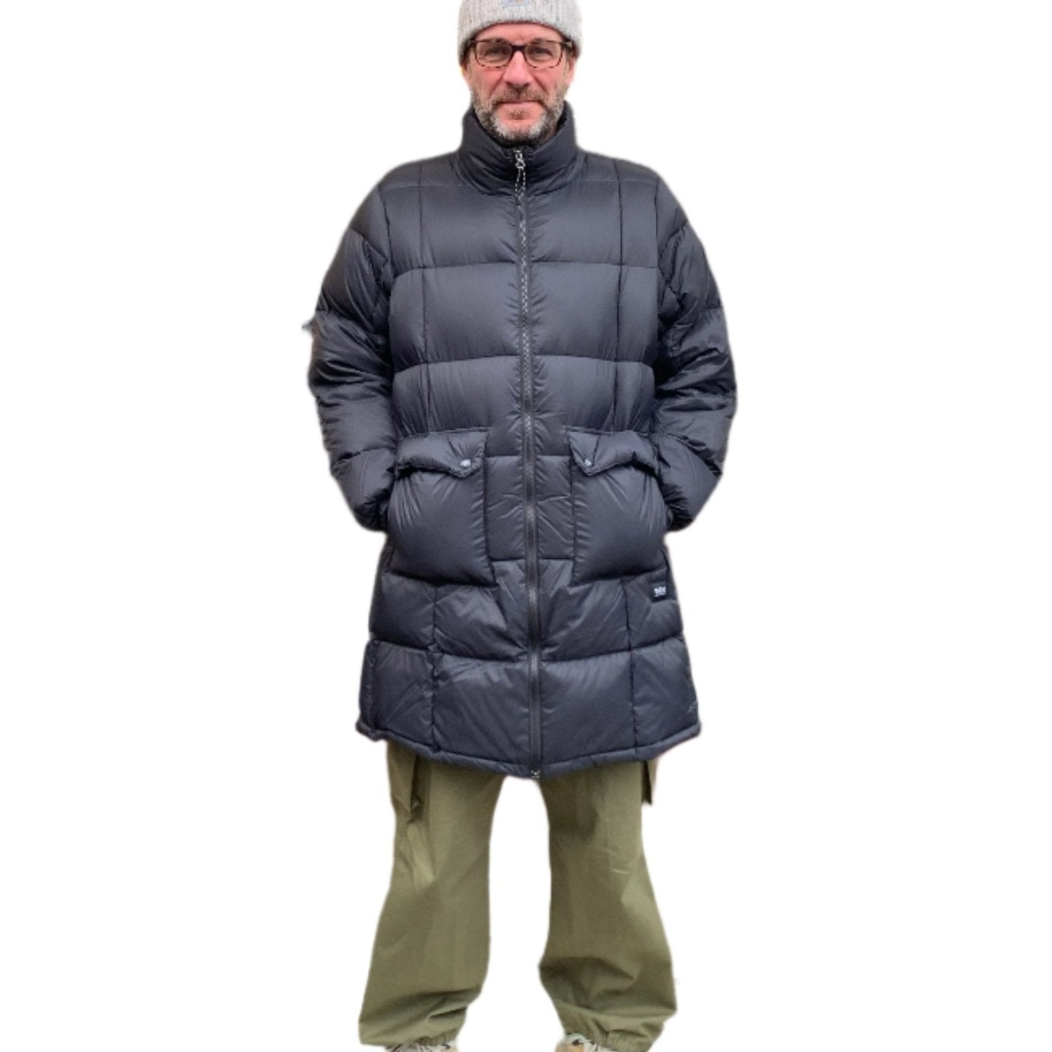 Taion Long Volume Down Coat Black - Steranko Clothing Manchester