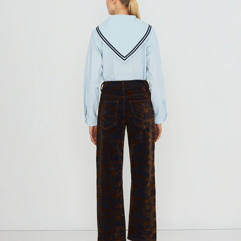 The Tiny Big Sister Scarf Neck Blouse Pretty Blue - Steranko Clothing Manchester