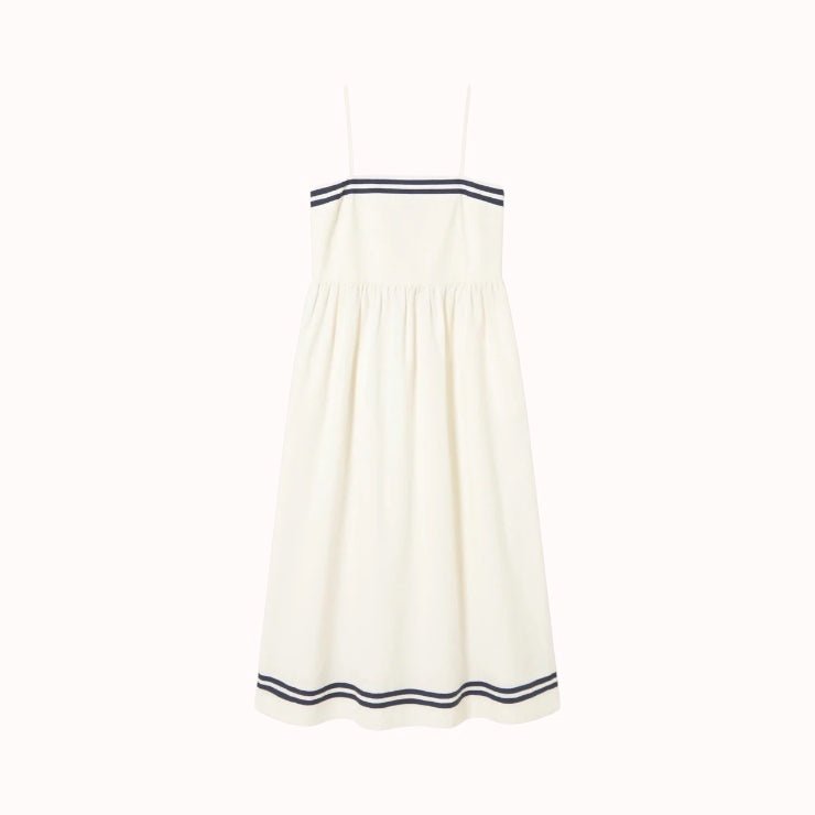 The Tiny Big Sister Straps Dress Off White - Steranko Clothing Manchester