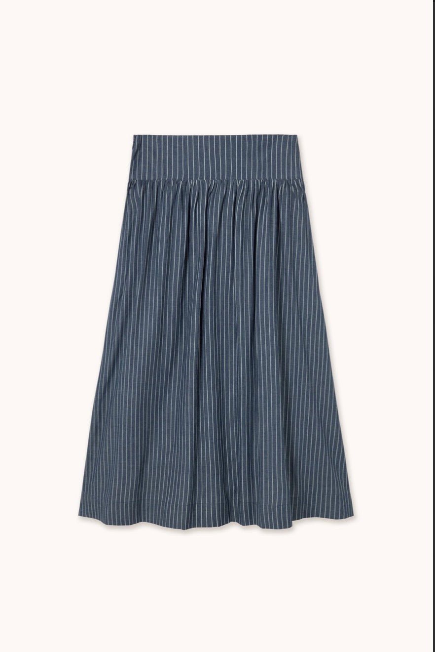 The Tiny Big Sister Striped Skirt Light Navy - Steranko Clothing Manchester