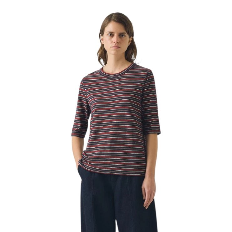 Toast Cleo Stripe Tee Provencal Blue / Multi - Steranko Clothing Manchester