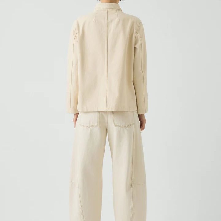 Toast Hal Denim Workwear Jacket Ecru - Steranko Clothing Manchester