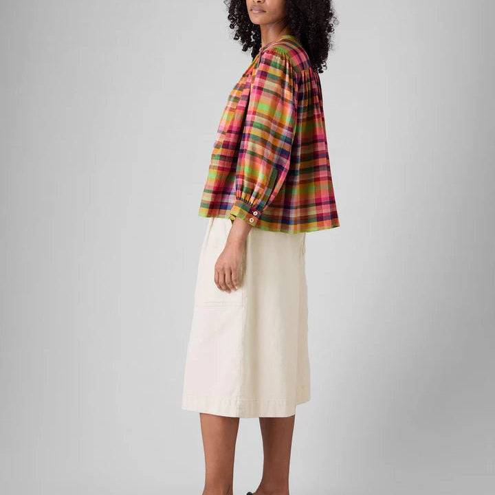 Toast Pleated Denim Shorts Ecru - Steranko Clothing Manchester