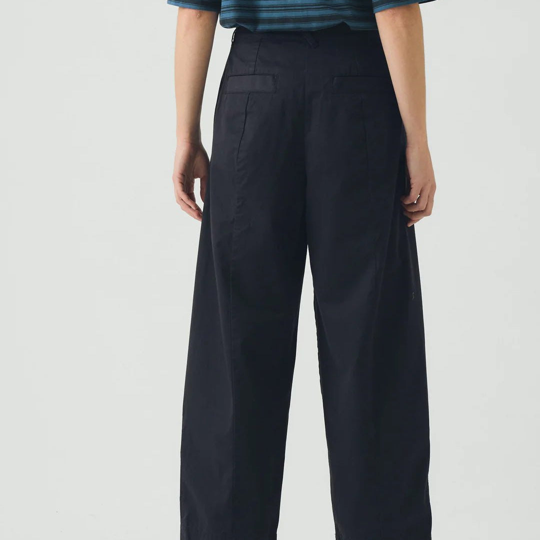 Toast Sculpted Organic Cotton Twill Trousers Mid Blue - Steranko Clothing Manchester
