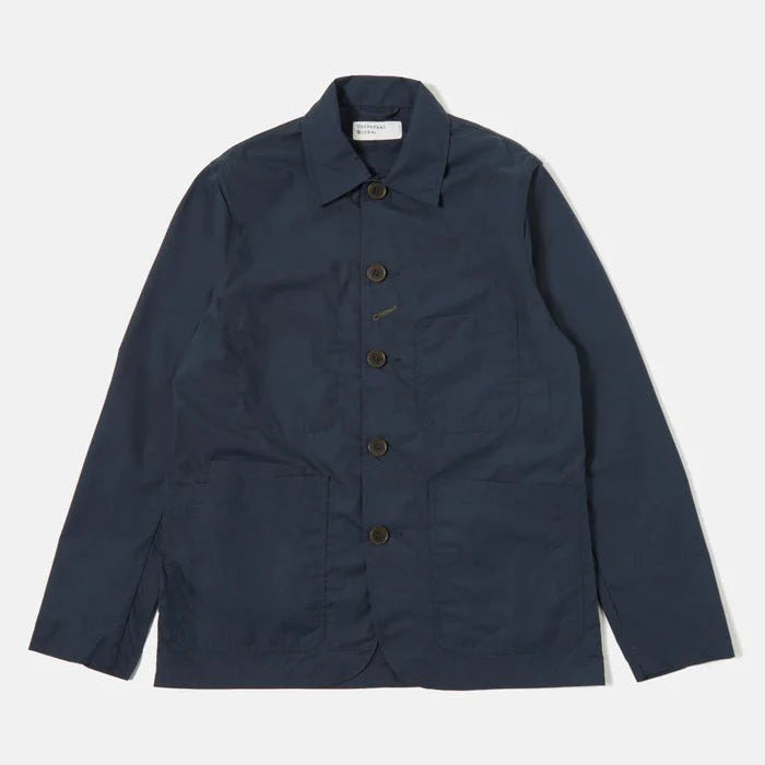Universal Works Bakers C Jacket Navy Polytech - Steranko Clothing Manchester