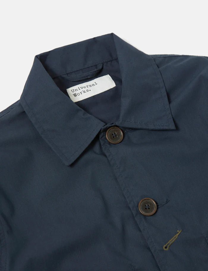 Universal Works Bakers C Jacket Navy Polytech - Steranko Clothing Manchester