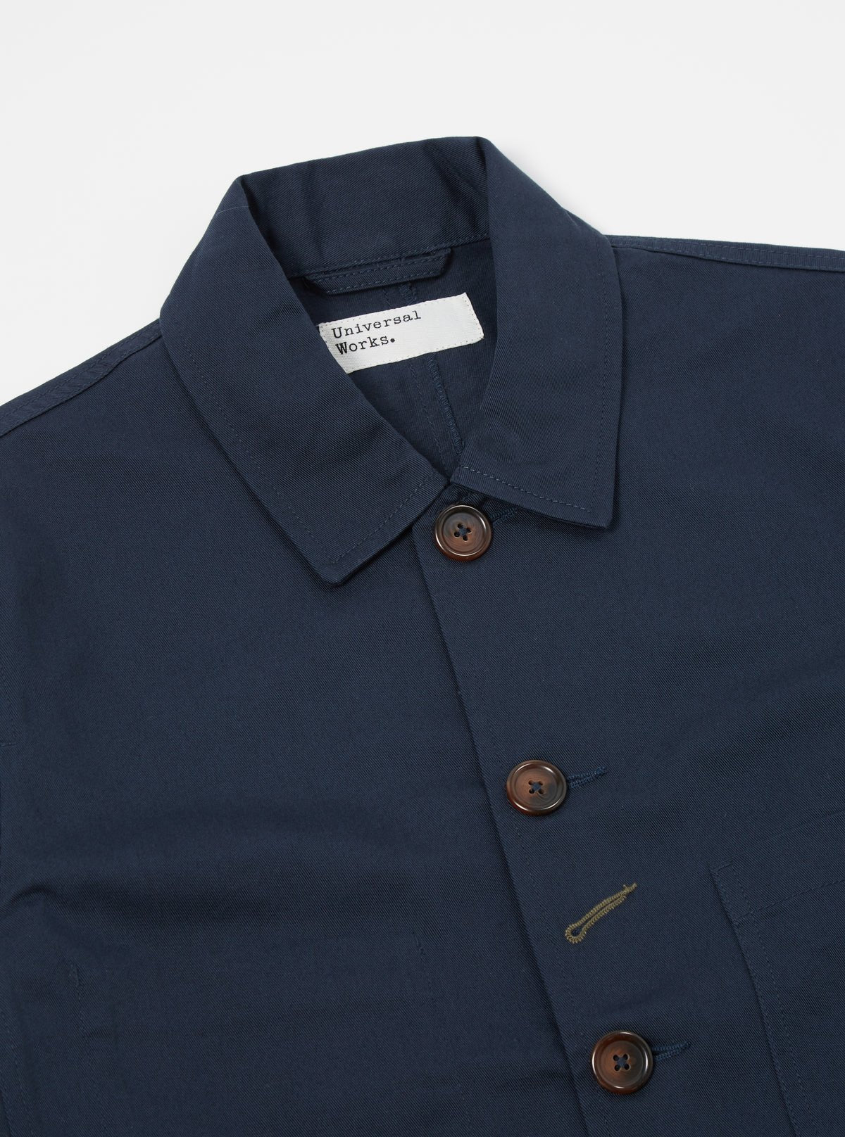 Universal Works Bakers Jacket Navy - Steranko Clothing Manchester