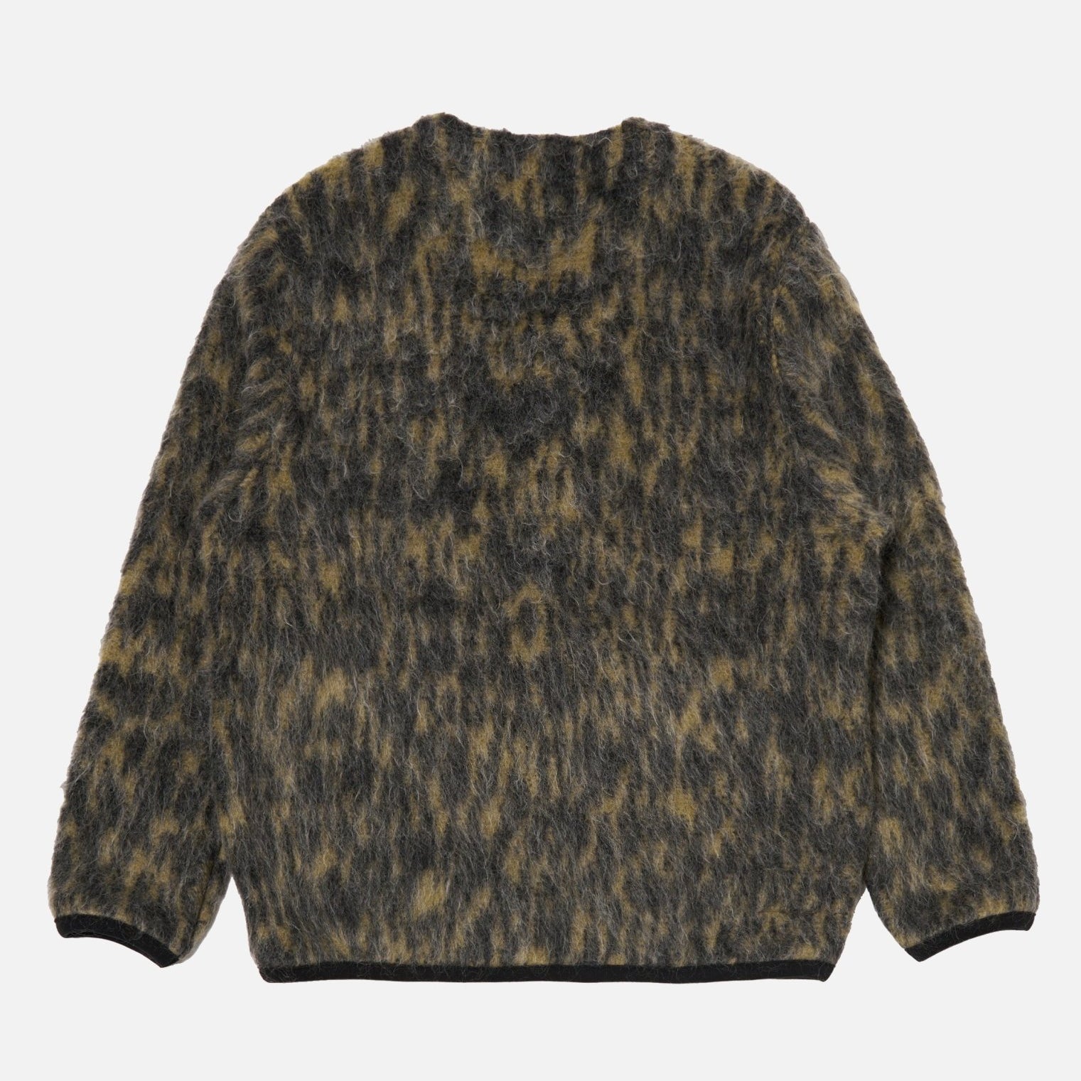 Universal Works Cardigan Dolce Fleece Charcoal - Steranko Clothing Manchester