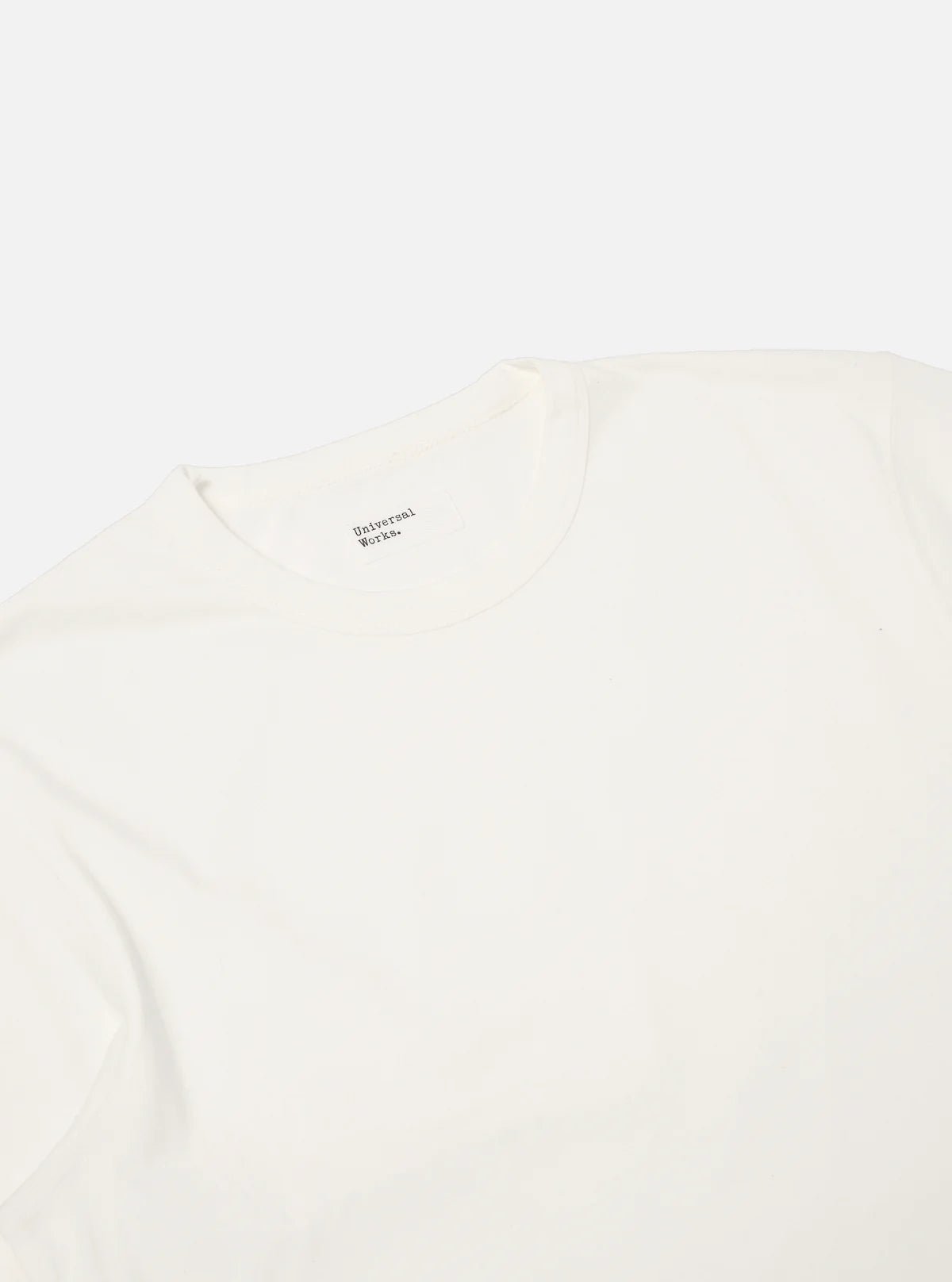 Universal Works Core T-Shirt Ecru - Steranko Clothing Manchester