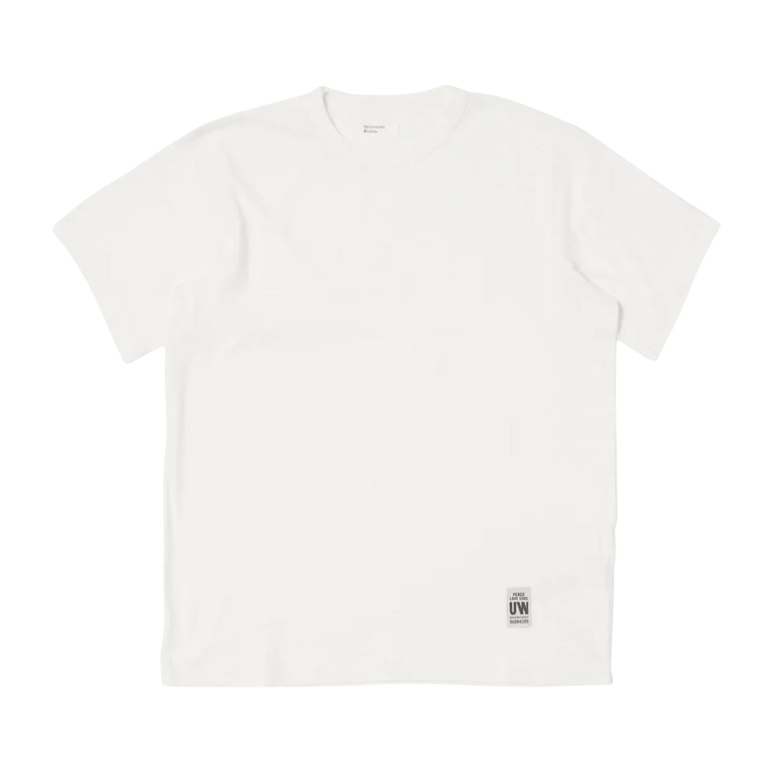 Universal Works Core T-Shirt Ecru - Steranko Clothing Manchester