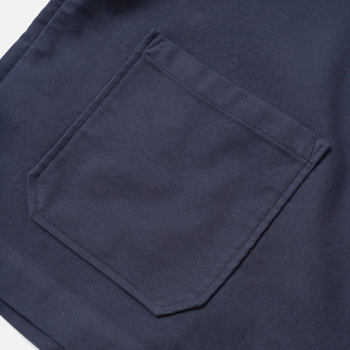 Universal Works Ives Jacket Comfort Moleskin Navy - Steranko Clothing Manchester