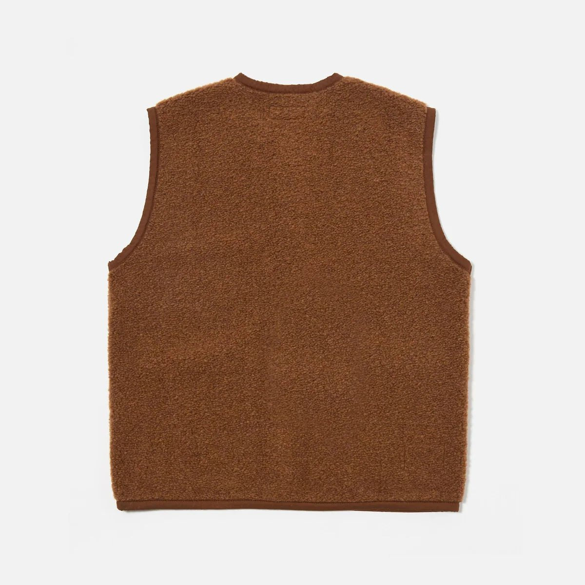 Universal Works Lancaster Gilet Alvar Fleece Cumin - Steranko Clothing Manchester