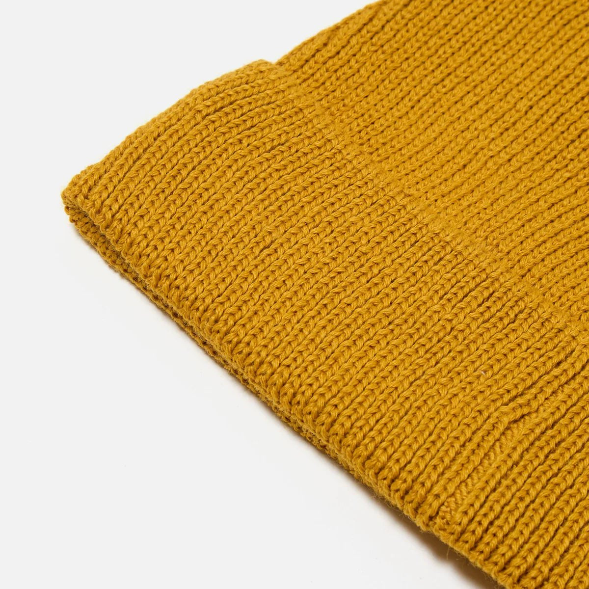 Universal Works Merino Wool Watch Cap Gold - Steranko Clothing Manchester