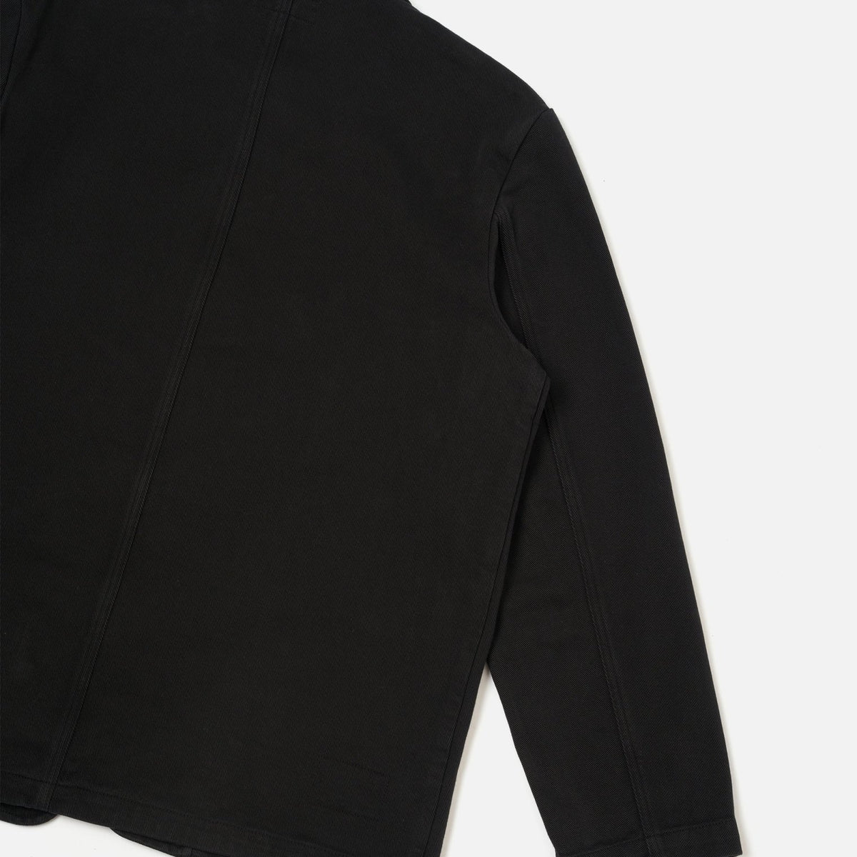 Universal Works OG Bakers Jacket Dexter Twill Black - Steranko Clothing Manchester