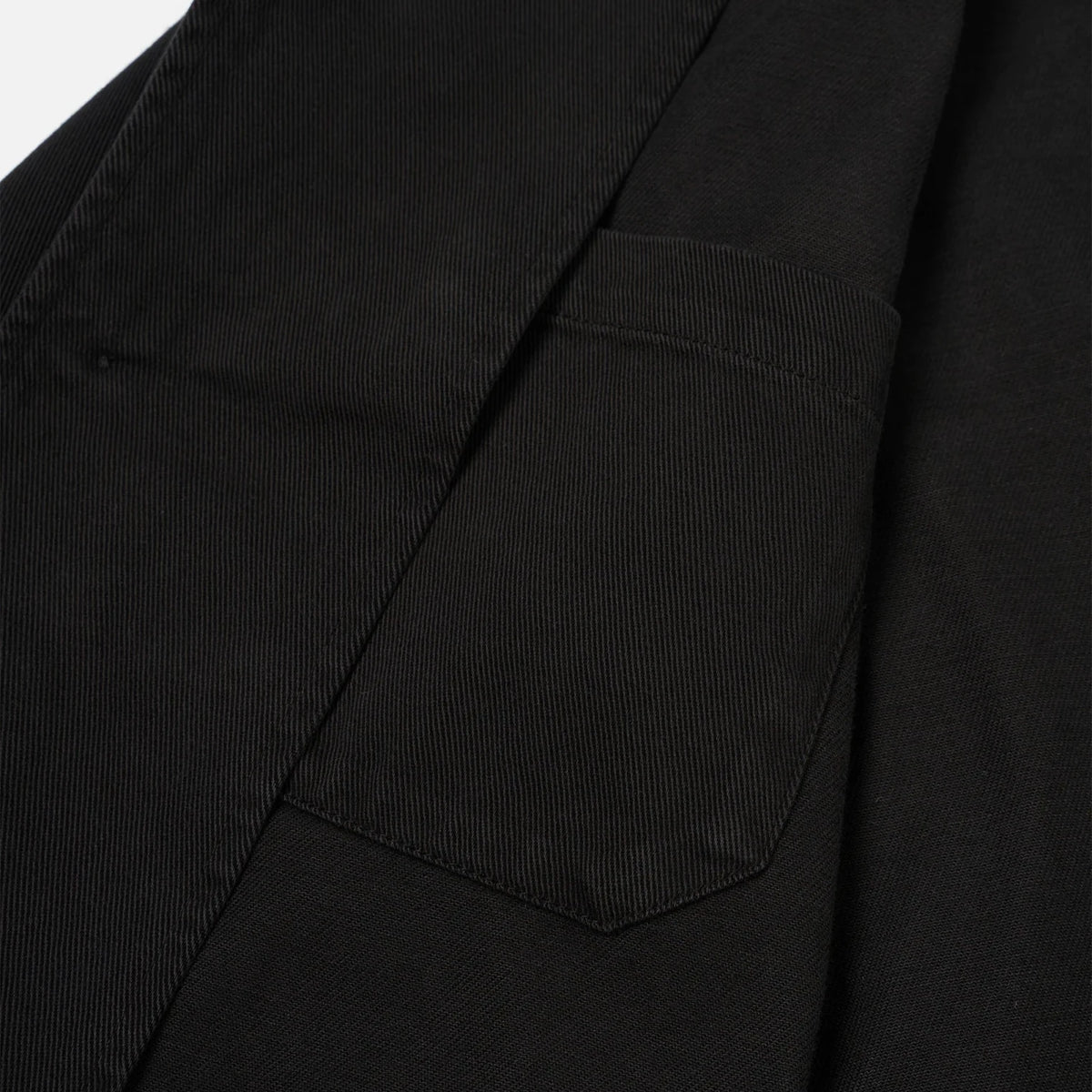 Universal Works OG Bakers Jacket Dexter Twill Black - Steranko Clothing Manchester
