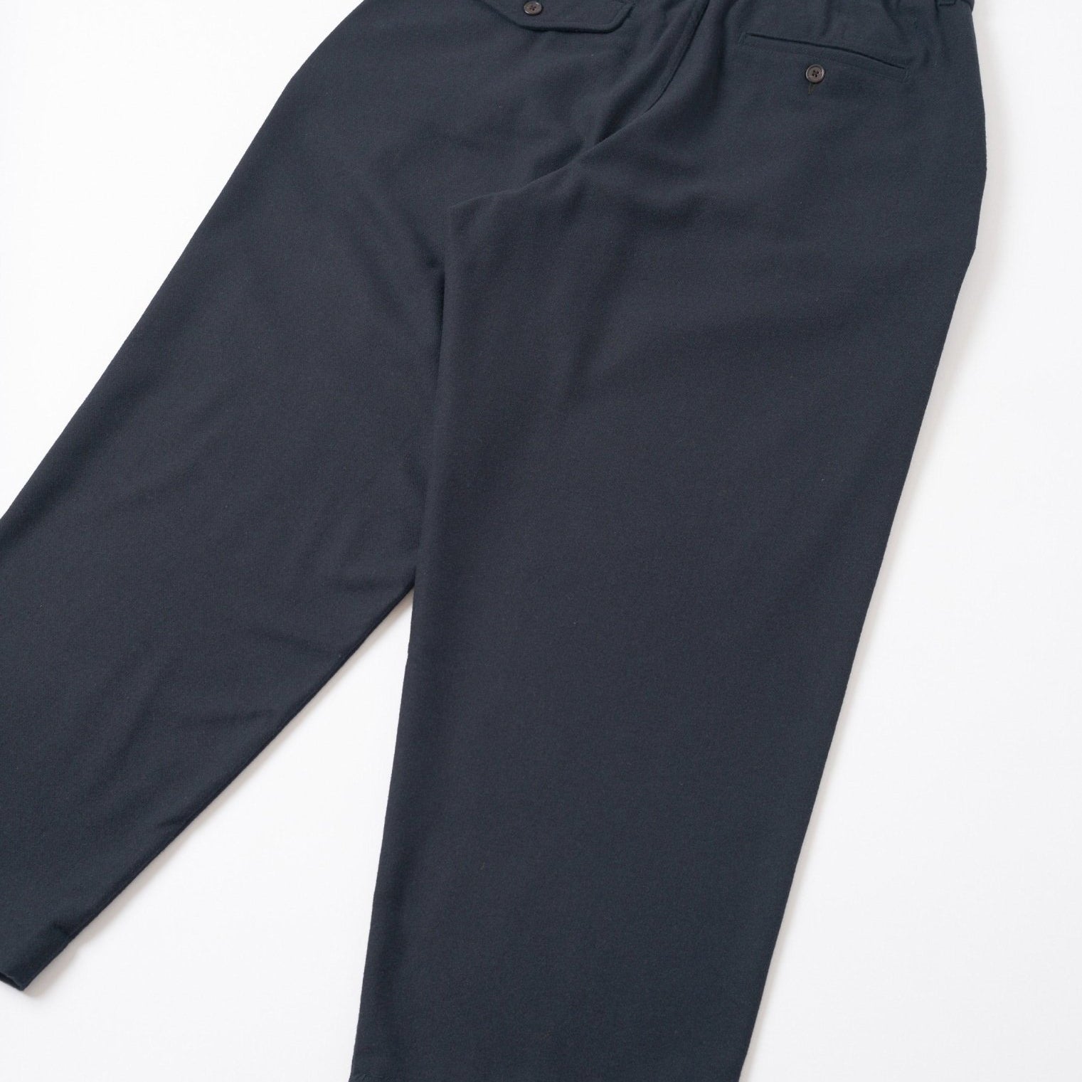 Universal Works Oxford Pant Dark Navy Dublin Wool Mix - Steranko Clothing Manchester