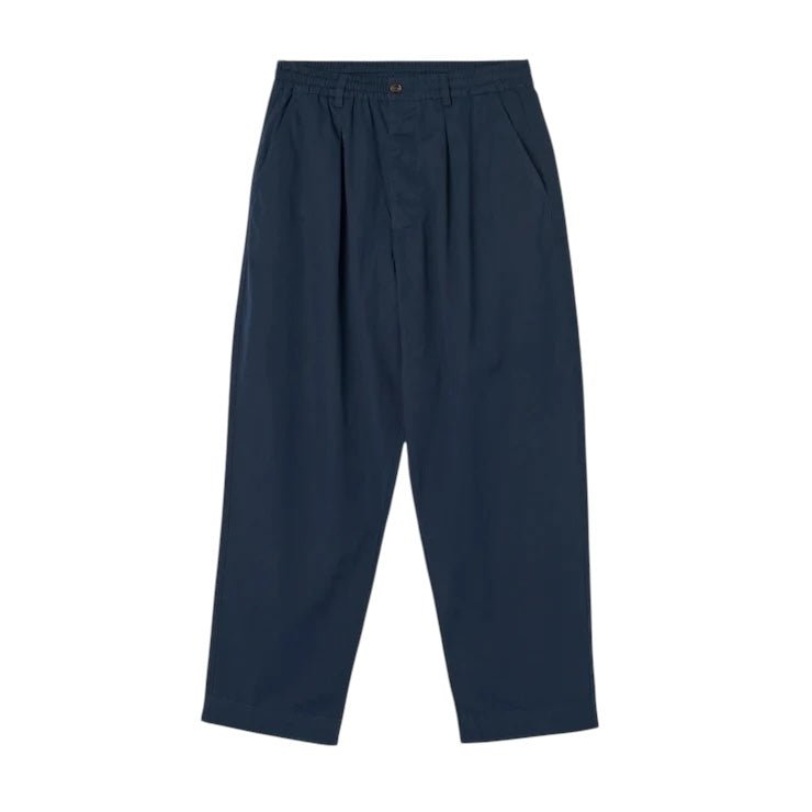 Universal Works Oxford Pant Micro Canvas Navy - Steranko Clothing Manchester