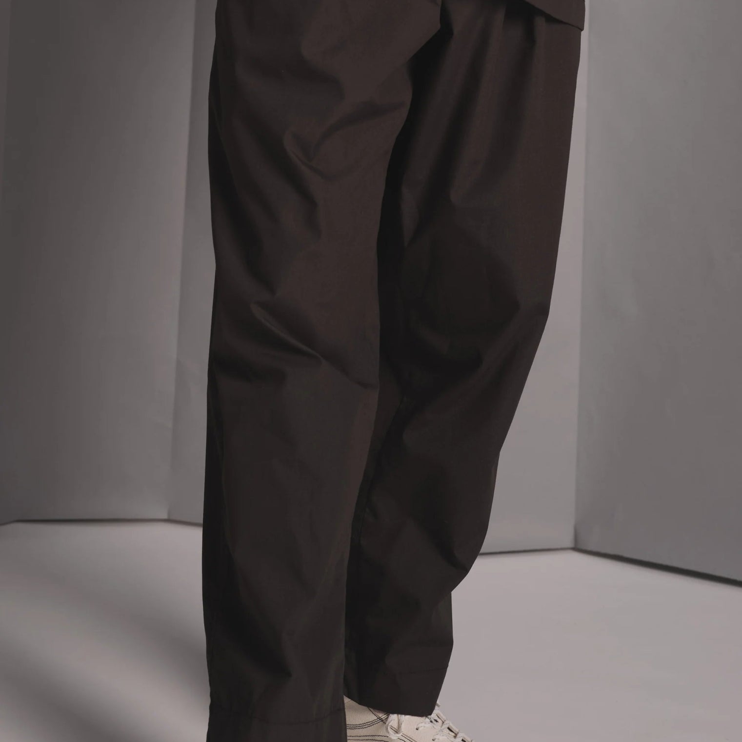 Universal Works Pleated Track Pant Black Tech - Steranko Clothing Manchester