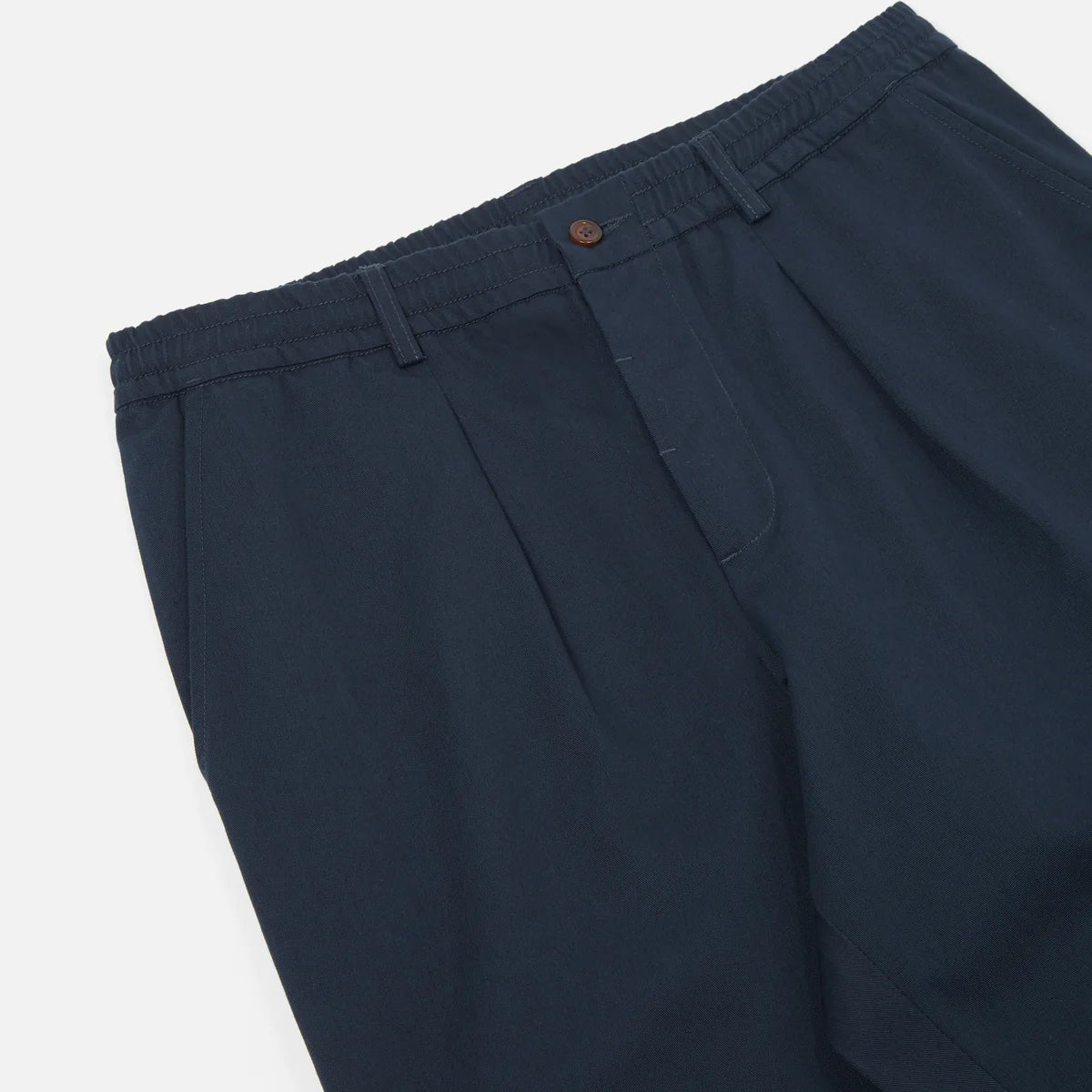 Universal Works Pleated Track Pant Navy - Steranko Clothing Manchester