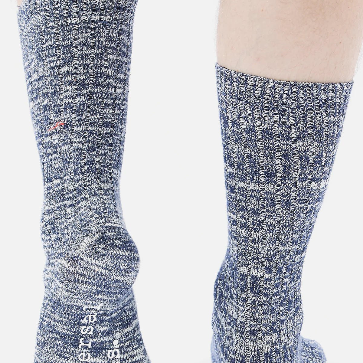 Universal Works Slub Knit Sock Navy - Steranko Clothing Manchester