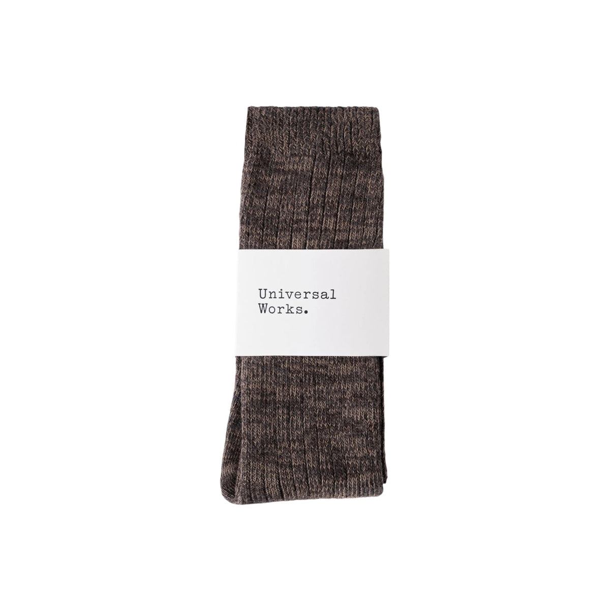 Universal Works Slub Sock Charcoal - Steranko Clothing Manchester