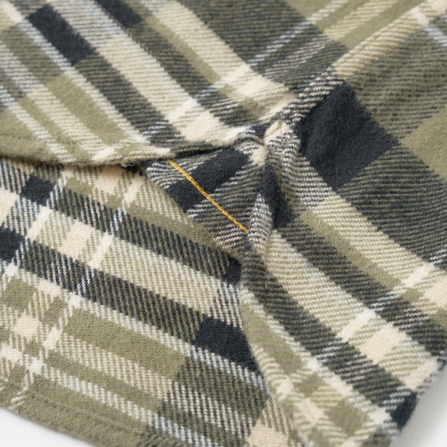 Universal Works Standard Shirt Olive Jazz Check - Steranko Clothing Manchester