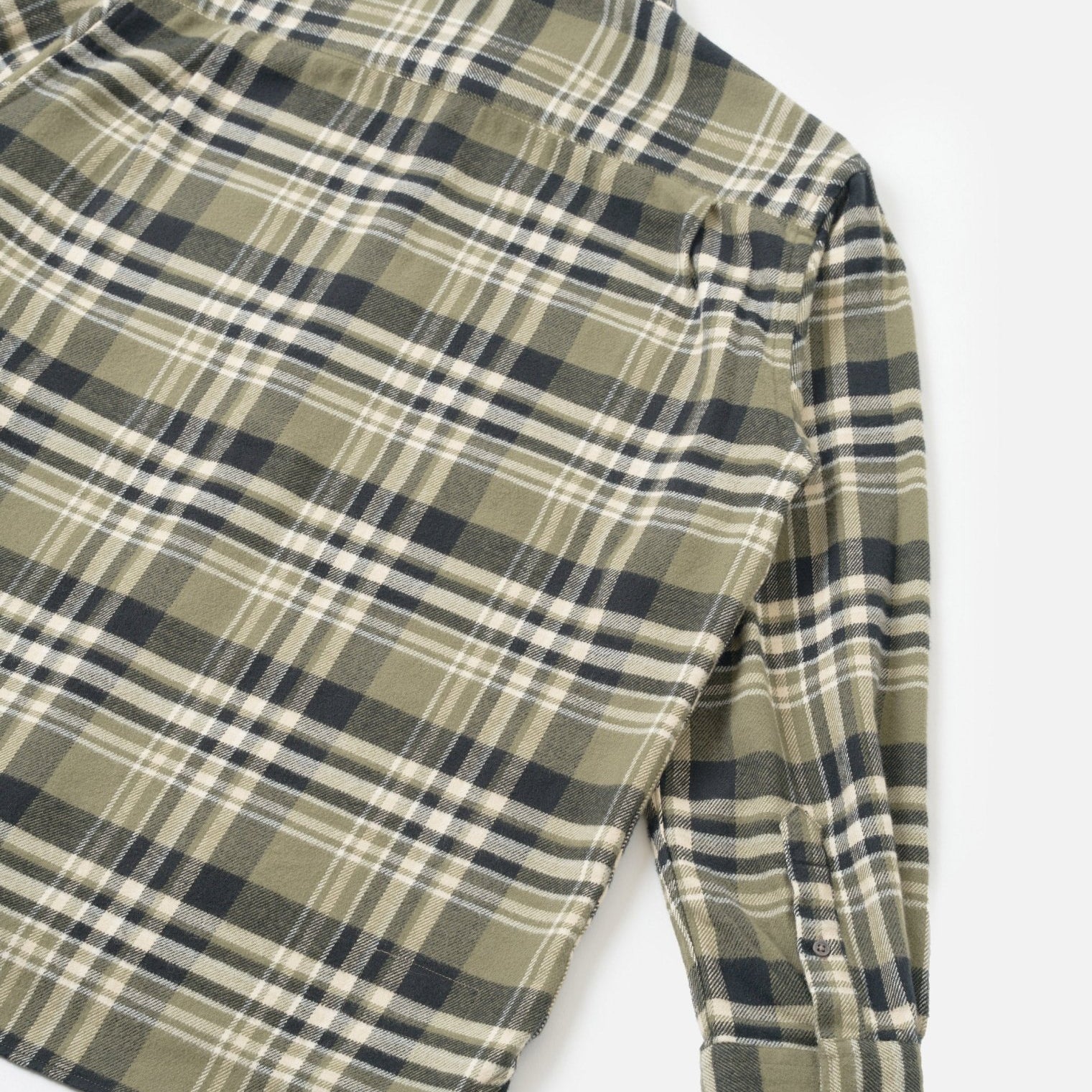 Universal Works Standard Shirt Olive Jazz Check - Steranko Clothing Manchester