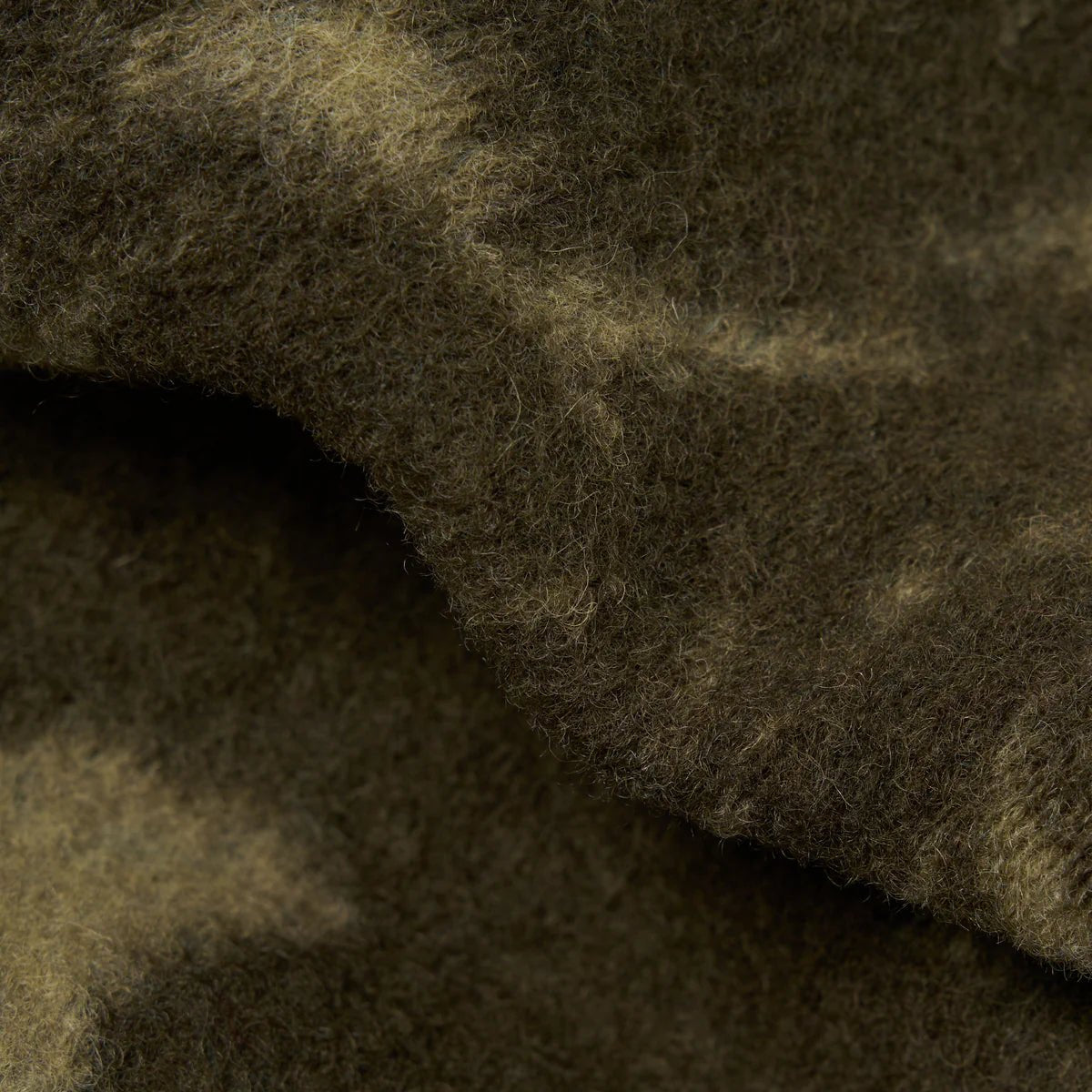 Universal Works Studio Fleece Cardigan Green / Pale Green - Steranko Clothing Manchester